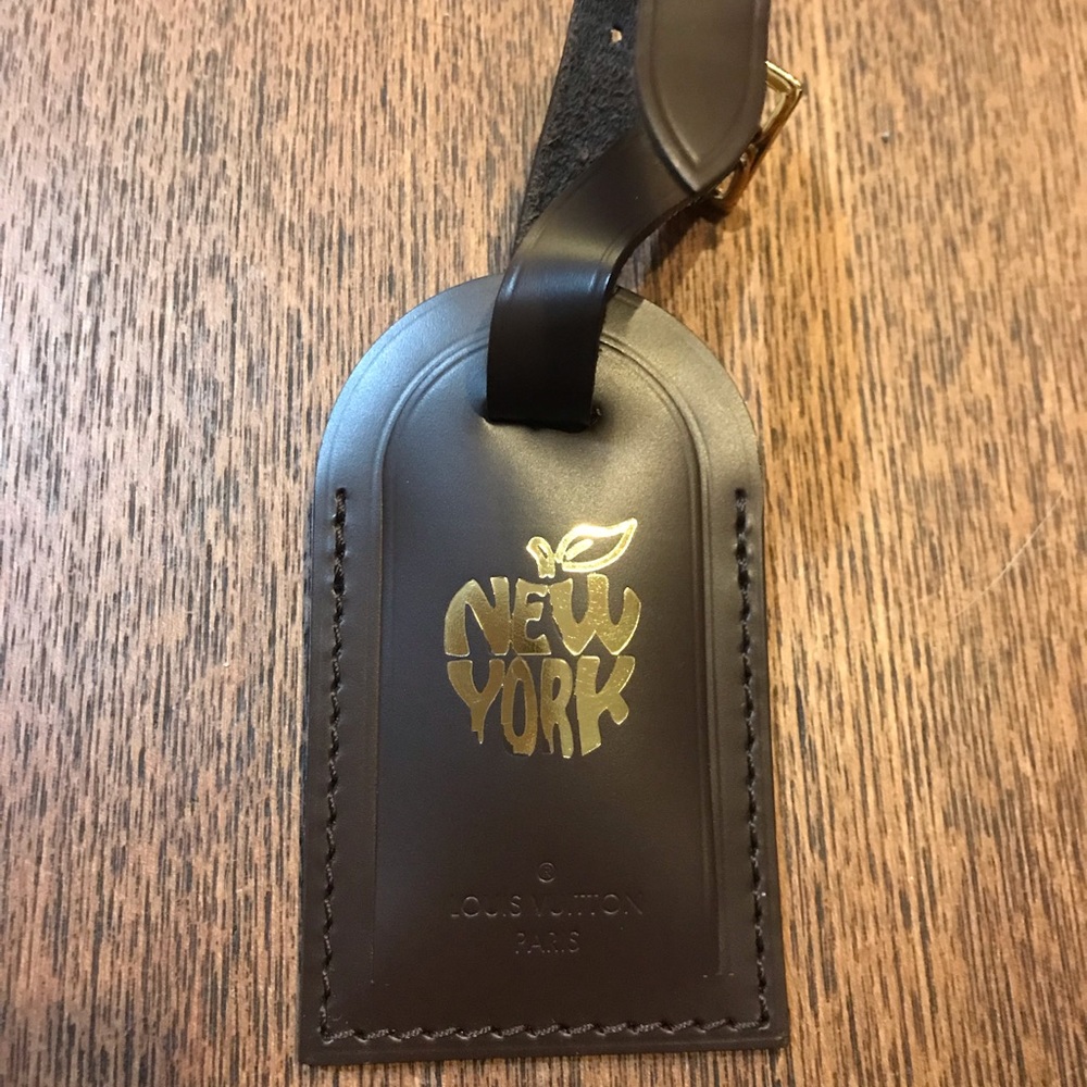 Louis Vuitton Luggage Tag New York Hot Stamp